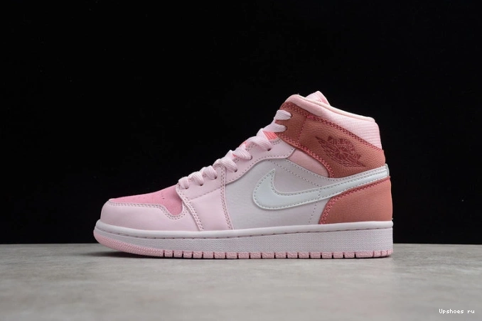 Air CW5379-600 Jordan 1 (W) Mid Digital Pink 1028